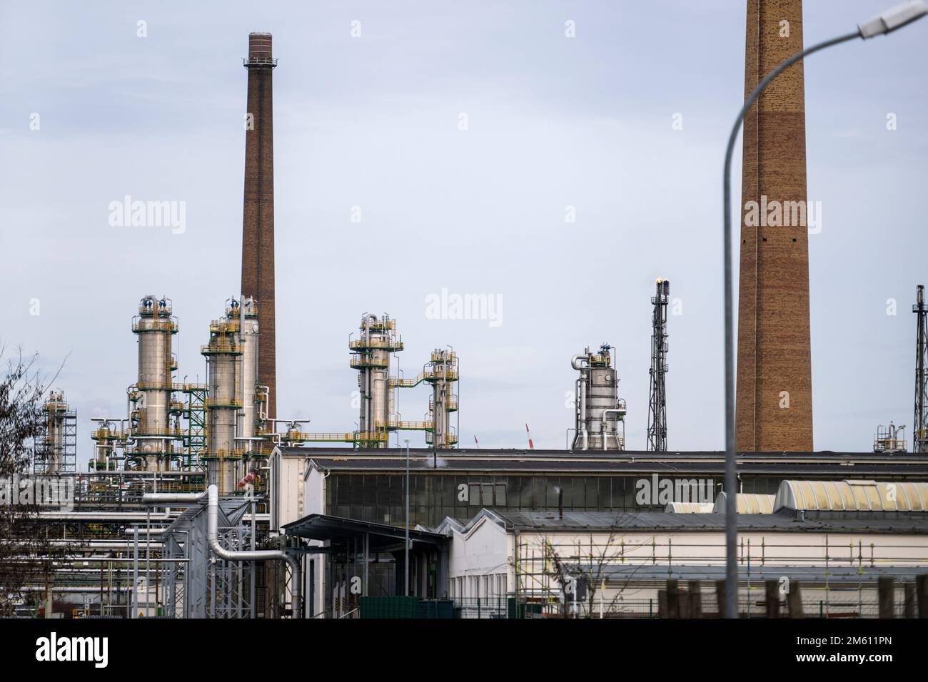 Pck Raffierie 01. Januar 2023, Brandenburg, Schwedt/oder: Auf dem Gelände der PCK ...