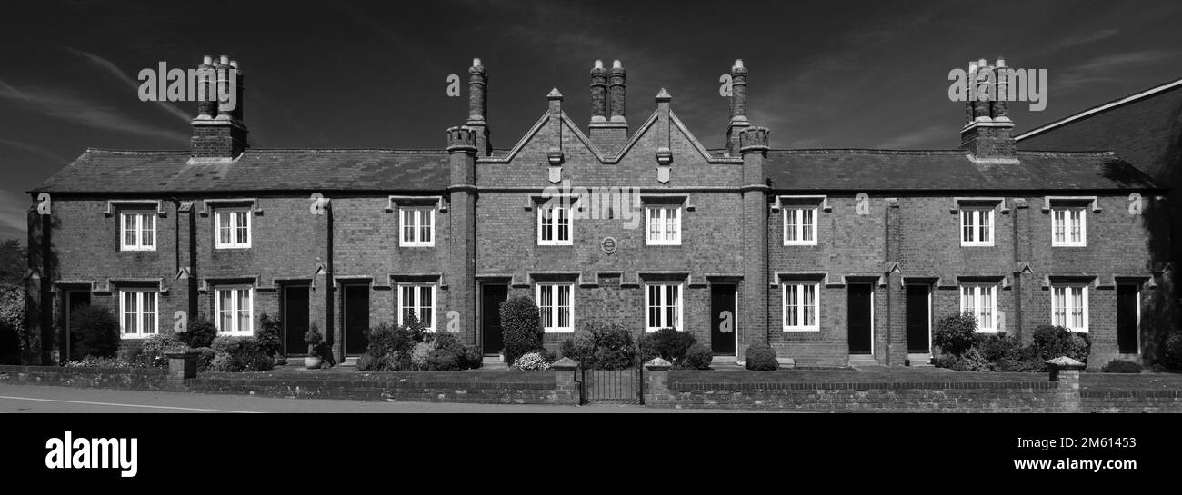 St Johns Almshouses, George Street, Huntingdon Town, Cambridgeshire, England; UK Stockfoto