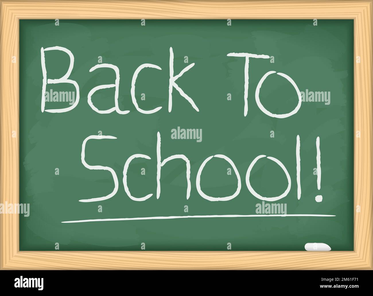 Back-to-School-Konzept, Vektor-EPS10-Illustration Stock Vektor