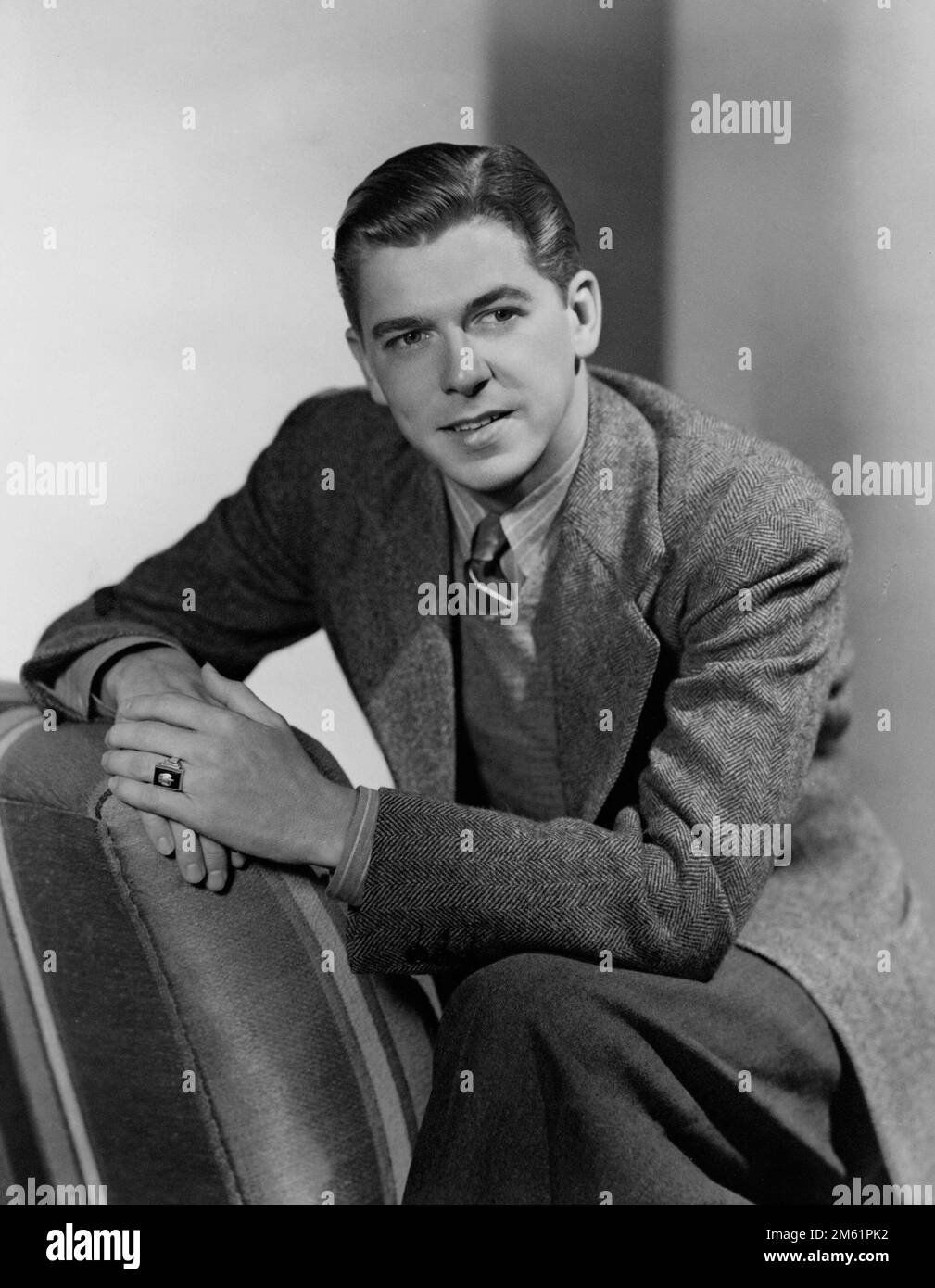 Ronald Reagan c 1940 (die Schauspielerjahre) Stockfoto
