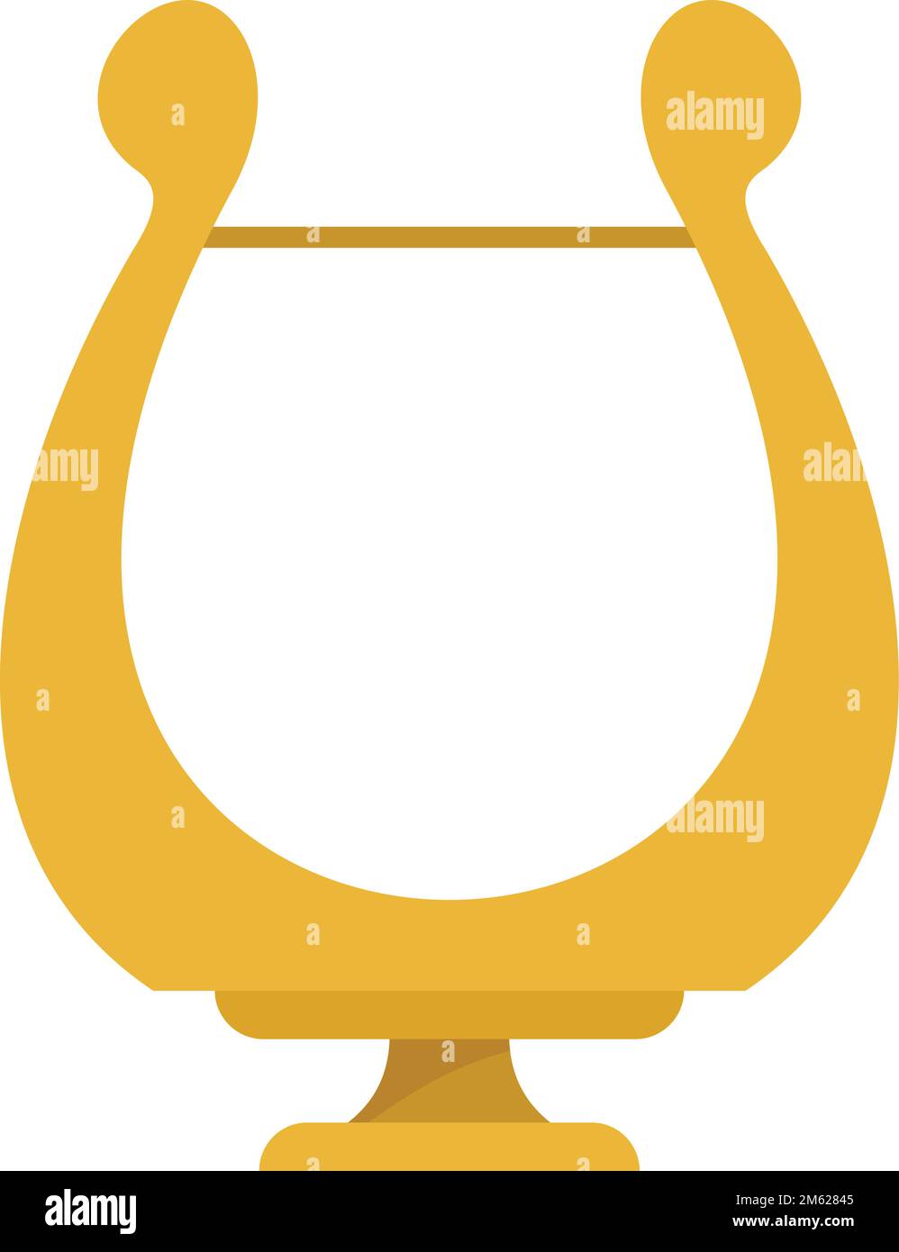 Harfenlyre-Symbol. Flache Darstellung des Harplyre-Vektorsymbols für isoliertes Webdesign Stock Vektor Harfenlyre-Symbol. Flache Darstellung des Harplyre-Vektorsymbols für isoliertes Webdesign Stock Vektor
