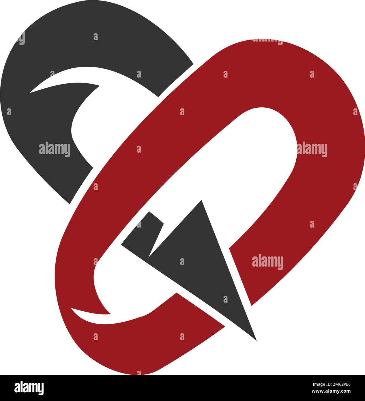 Love Hearth Care Logo-Vorlage Symbol Illustration Markenidentität Stock Vektor