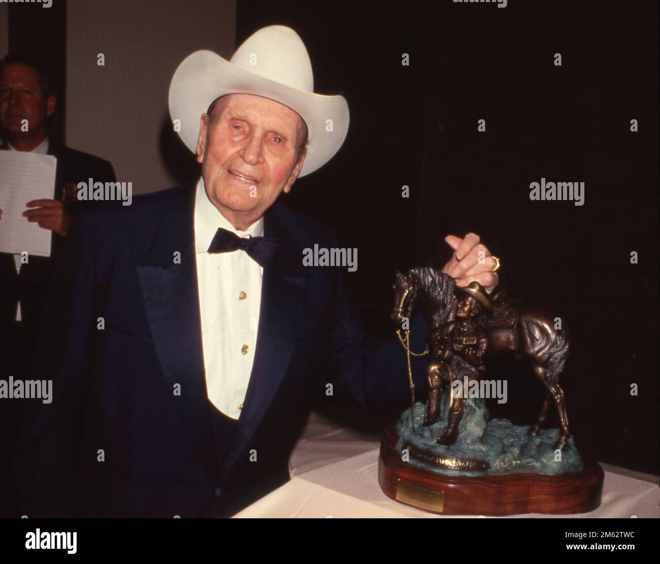 Gene Autry in der Gene Autry Western Heritage Museum Fundraiser Gala am 21. Februar 1987 im Century Plaza Hotel in Los Angeles, Kalifornien Gutschrift: Ralph Dominguez/MediaPunch Stockfoto