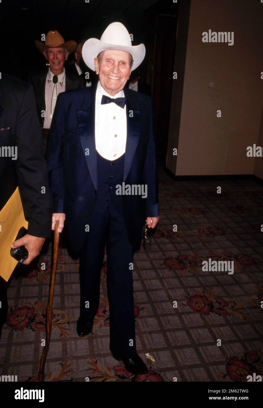 Gene Autry in der Gene Autry Western Heritage Museum Fundraiser Gala am 21. Februar 1987 im Century Plaza Hotel in Los Angeles, Kalifornien Gutschrift: Ralph Dominguez/MediaPunch Stockfoto