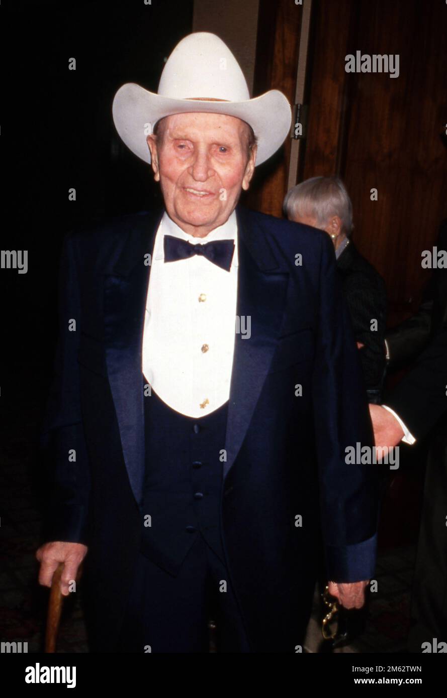 Gene Autry in der Gene Autry Western Heritage Museum Fundraiser Gala am 21. Februar 1987 im Century Plaza Hotel in Los Angeles, Kalifornien Gutschrift: Ralph Dominguez/MediaPunch Stockfoto