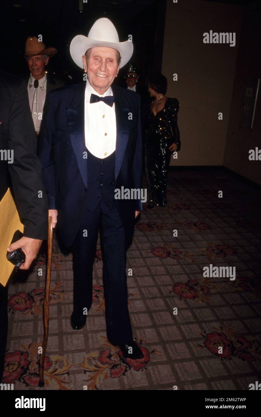 Gene Autry in der Gene Autry Western Heritage Museum Fundraiser Gala am 21. Februar 1987 im Century Plaza Hotel in Los Angeles, Kalifornien Gutschrift: Ralph Dominguez/MediaPunch Stockfoto