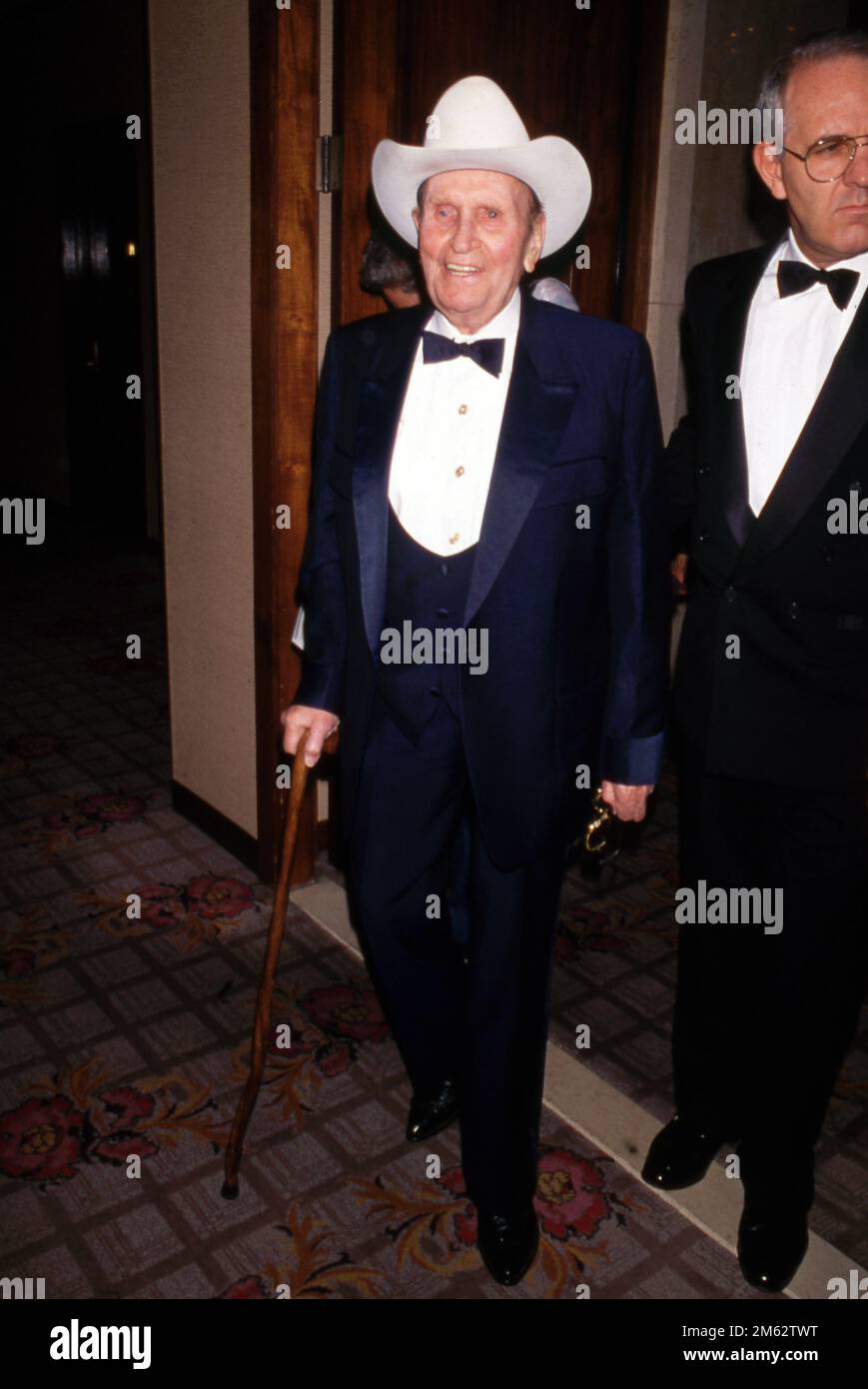 Gene Autry in der Gene Autry Western Heritage Museum Fundraiser Gala am 21. Februar 1987 im Century Plaza Hotel in Los Angeles, Kalifornien Gutschrift: Ralph Dominguez/MediaPunch Stockfoto