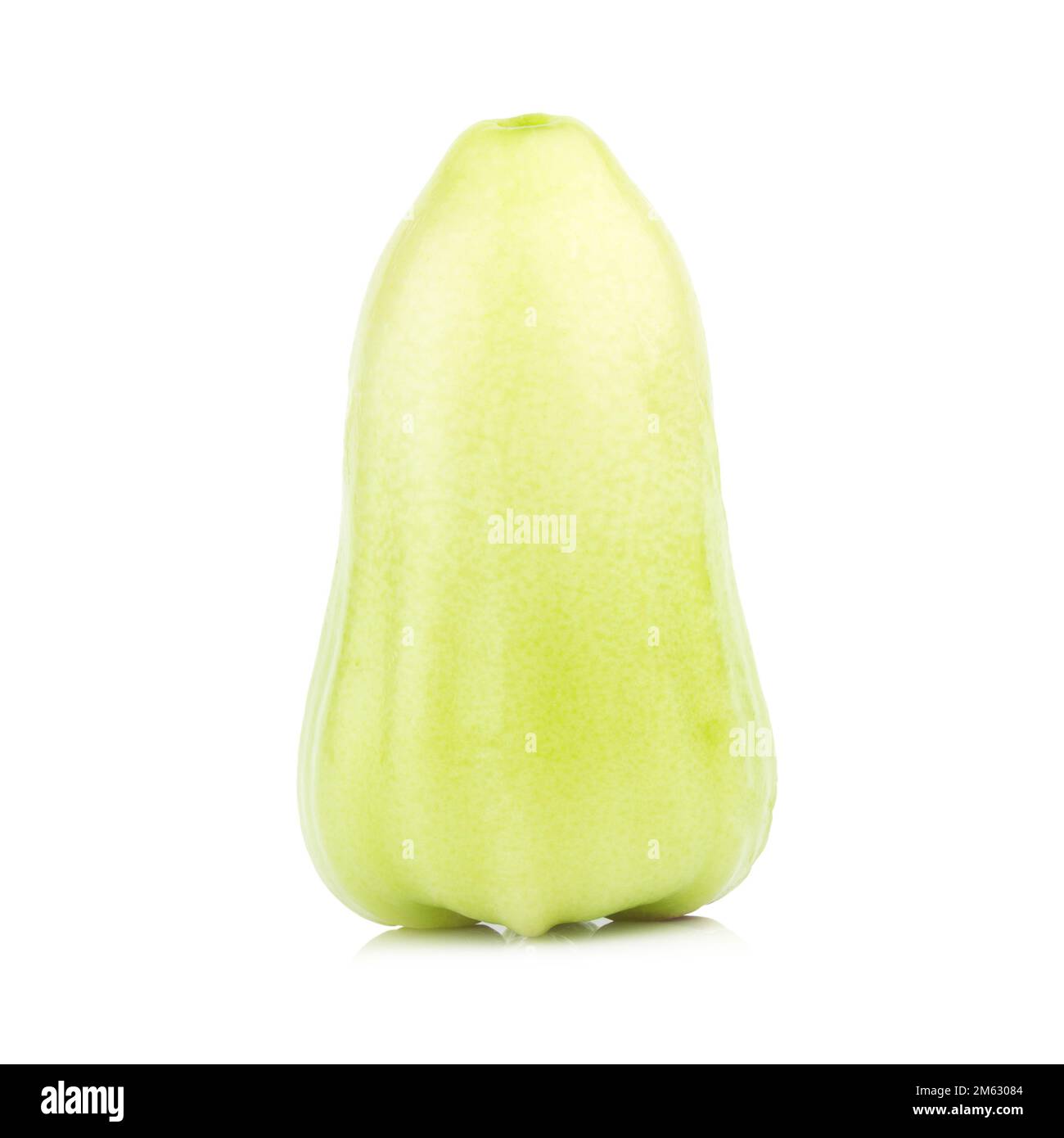 Rosenapfel isoliert auf weißem Hintergrund, Früchte. Stockfoto