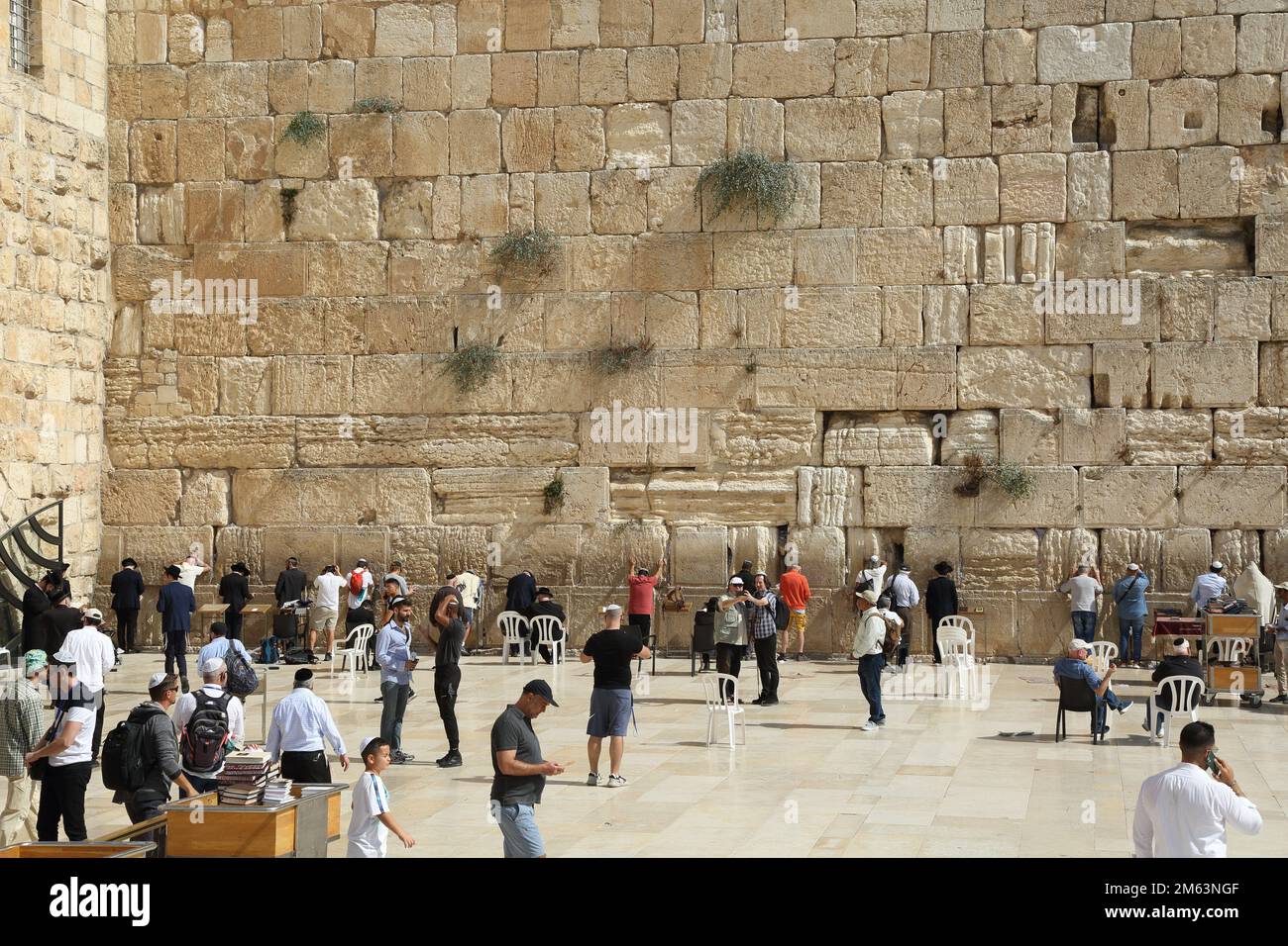 Die Klagemauer oder Klagemauer ist der heiligste Ort im Judentum, ein