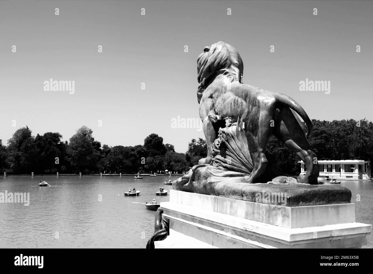 Parque de El Retiro (Madrid) Stockfoto