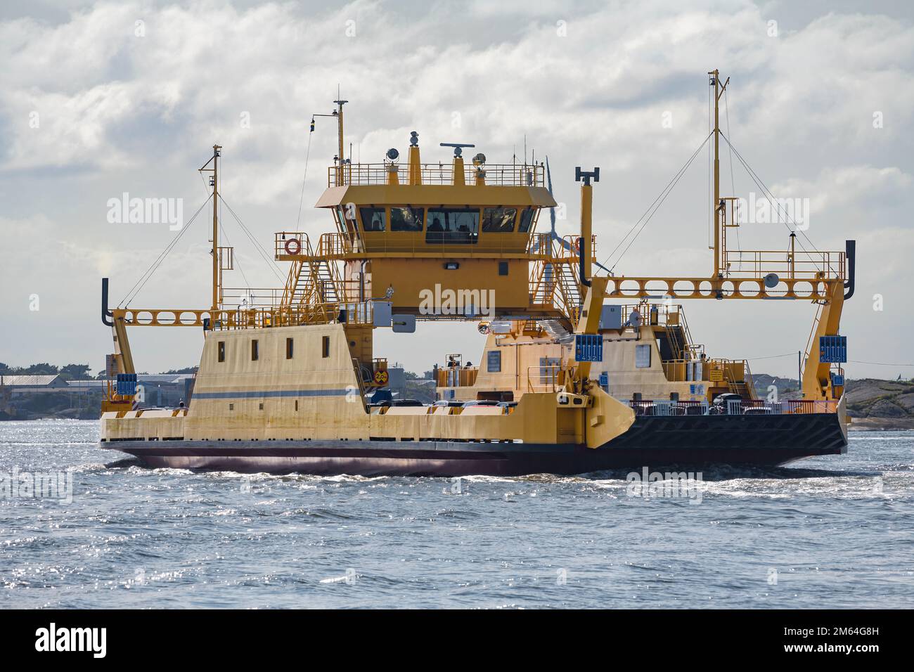 Autofähre zwischen Göteborg und dem nördlichen Archipel Stockfoto