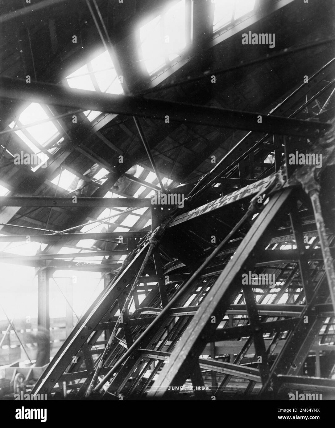 Thomas Jefferson Building (Washington, D.C.) - Baustelle 1893 Stockfoto