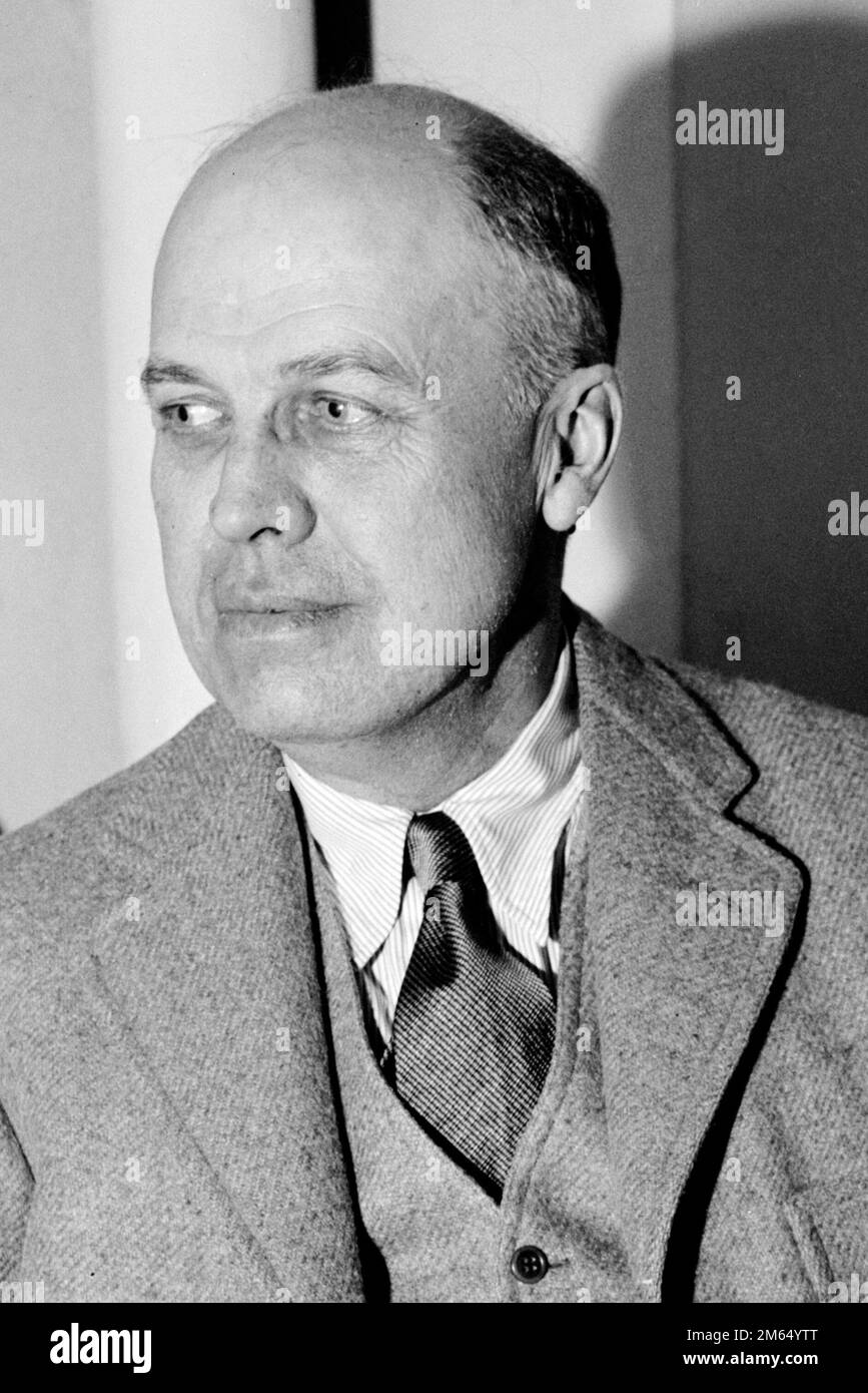 Edward Hopper, New Yorker Künstler, 1937 - Harris & Ewing, Fotograf Stockfoto