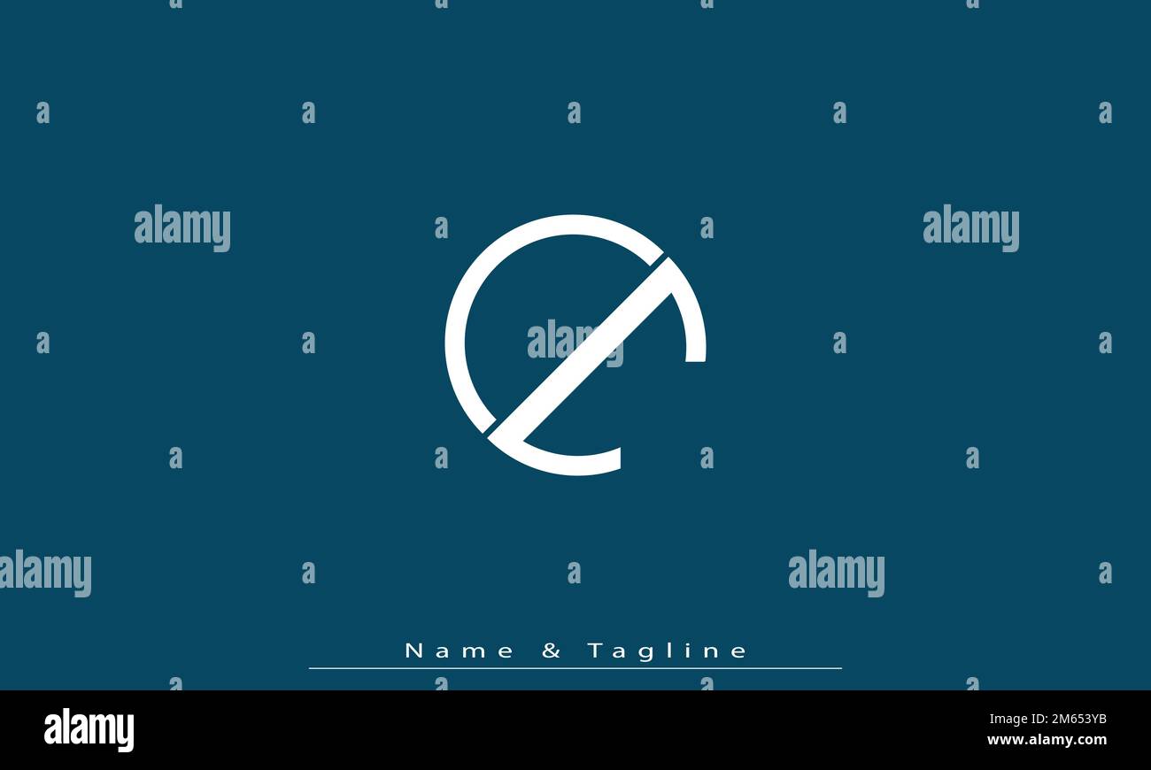 Alphabet Buchstaben Initialen Monogramm Logo OC , CO Stock Vektor