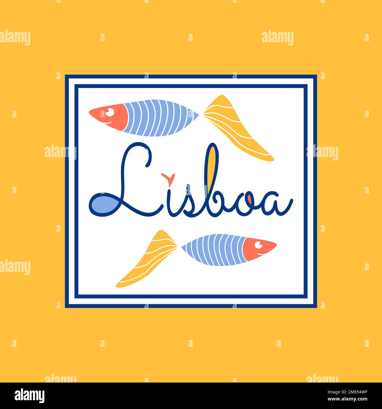 Lissabon sardine festival Stock-Vektorgrafiken kaufen - Alamy
