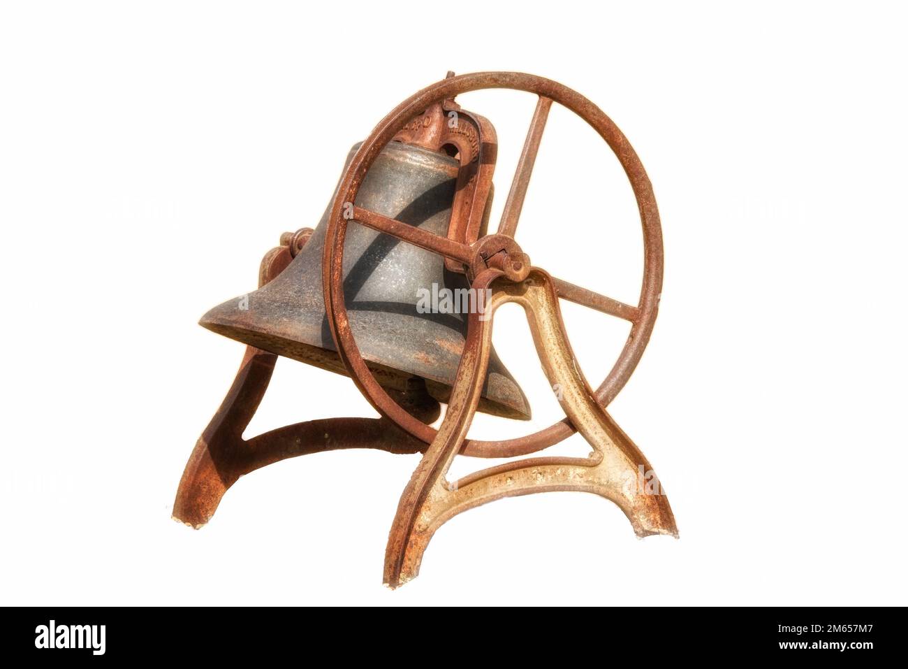 Historische Mission Bell Stockfoto