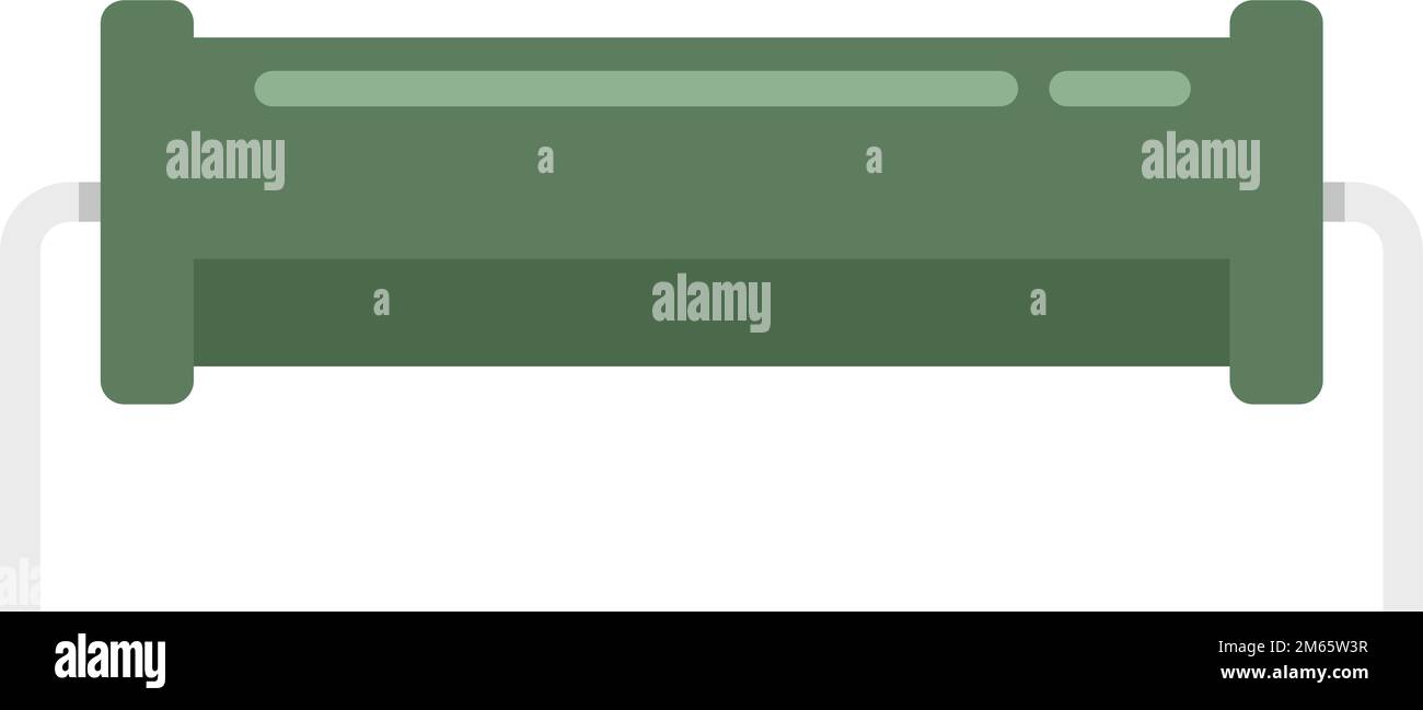 Kondensator Widerstand Symbol flacher Vektor. Elektrischer Stromkreis. Kondensatorkomponente isoliert Stock Vektor