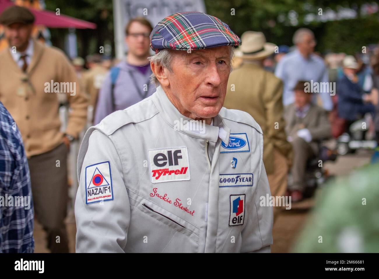 Sir Jackie Stewart Goodwood Revival Stockfoto