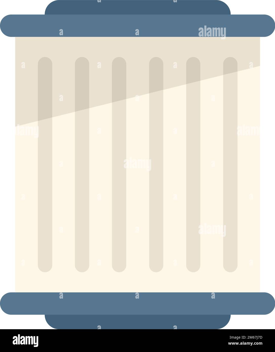Flachvektor des Filtersymbols für den Pool bereinigen. Reinigungspumpe. Reparaturservice isoliert Stock Vektor