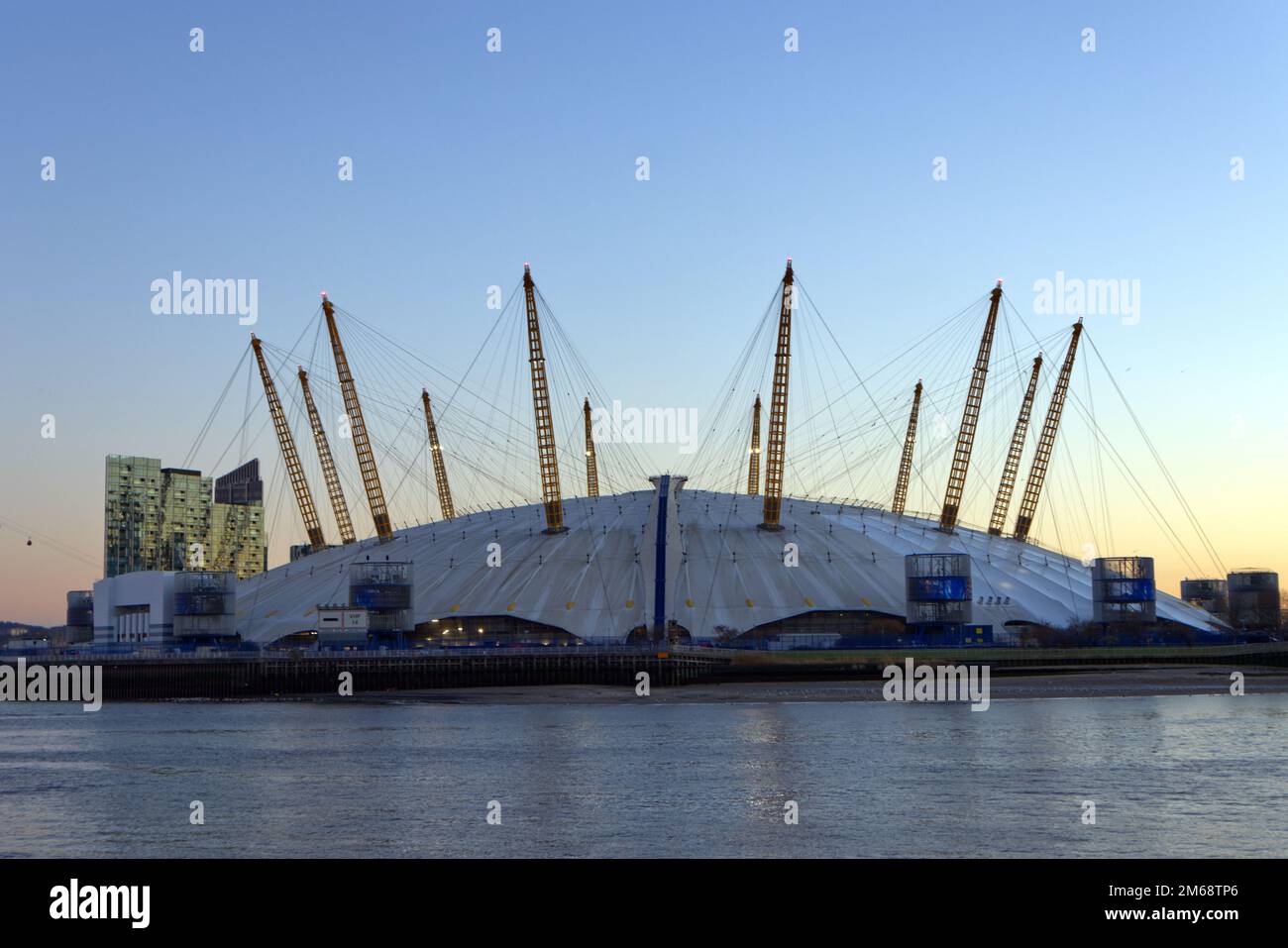 The O2 Arena, North Greenwich, London, Großbritannien Stockfoto
