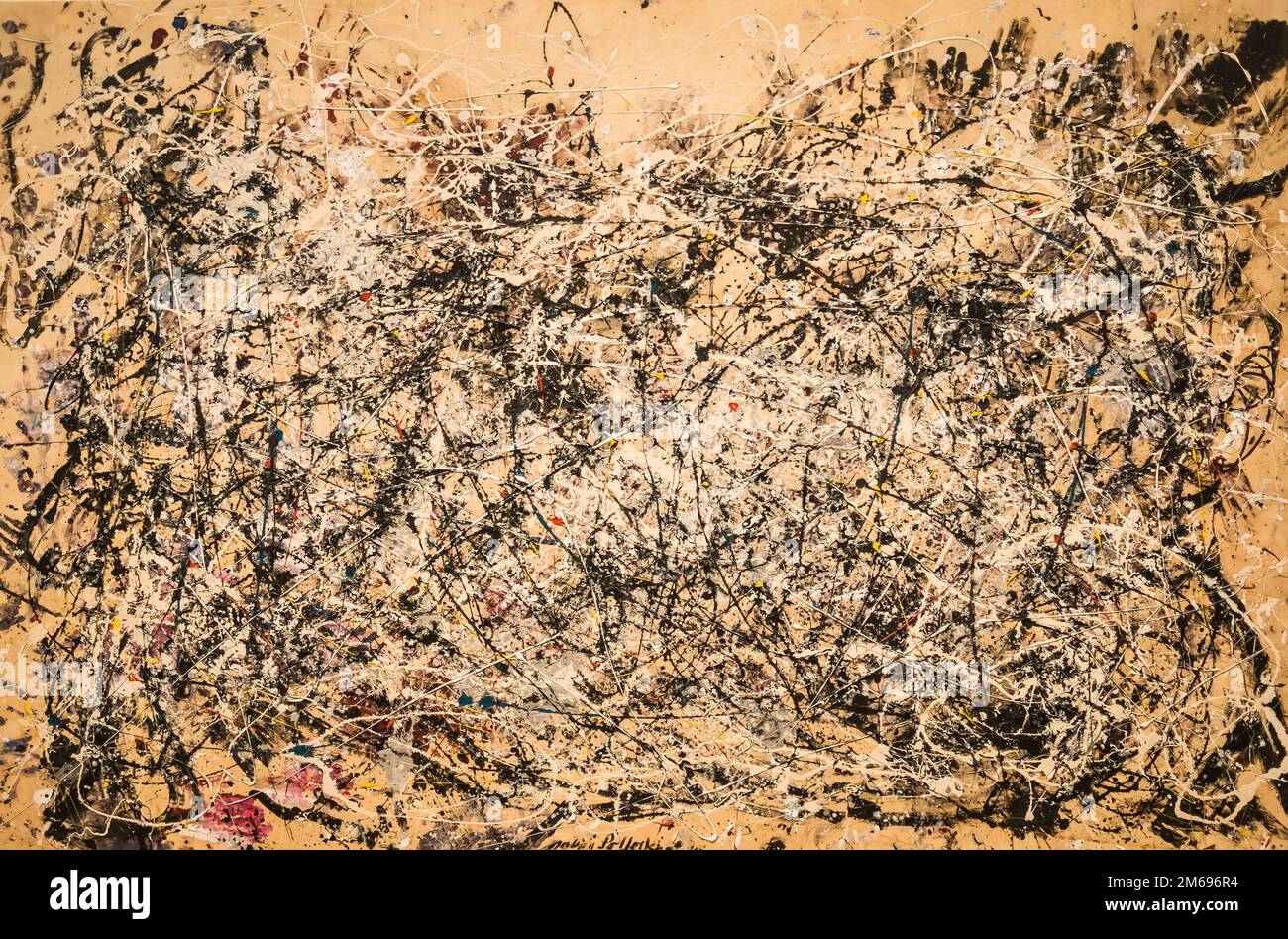 Jackson Pollock Malerei Stenographic Figure, 1942, MOMA, Museum of Modern Art, New York City, USA, MOMA, Museum of Modern Art, New York City, Stockfoto