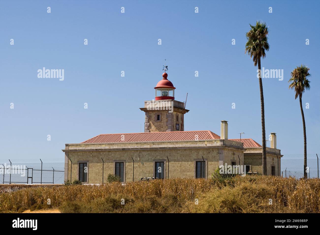Leuchtturm Ponte da Piedade, Algarve, Portugal Stockfoto