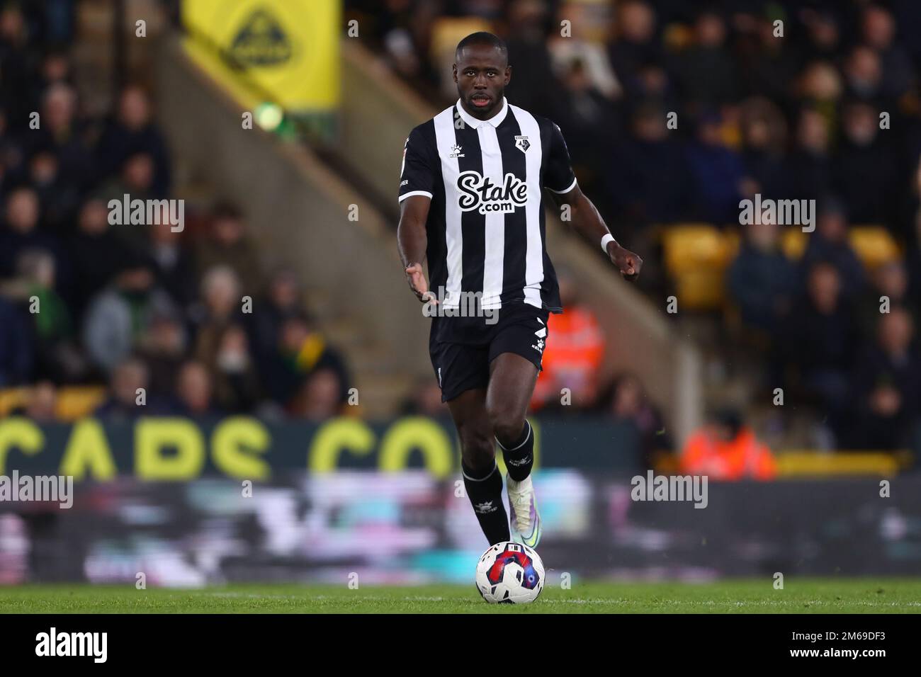 Keinan Davis of Watford - Norwich City V Watford, Sky Bet Championship, Carrow Road, Norwich, Großbritannien - 2. Januar 2022 nur redaktionelle Verwendung - es gelten Einschränkungen für DataCo Stockfoto