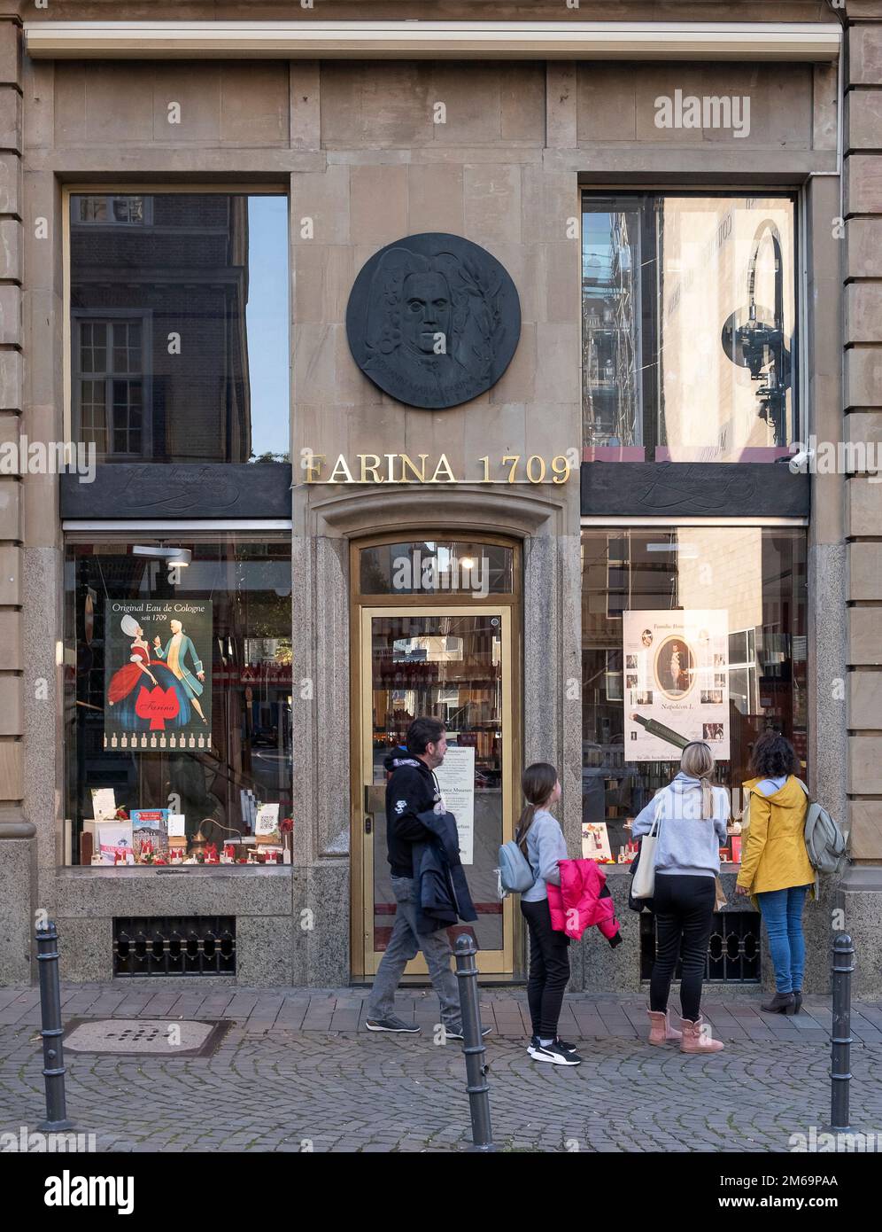 Farina in Köln ist die älteste Parfümfabrik der Welt Stockfoto