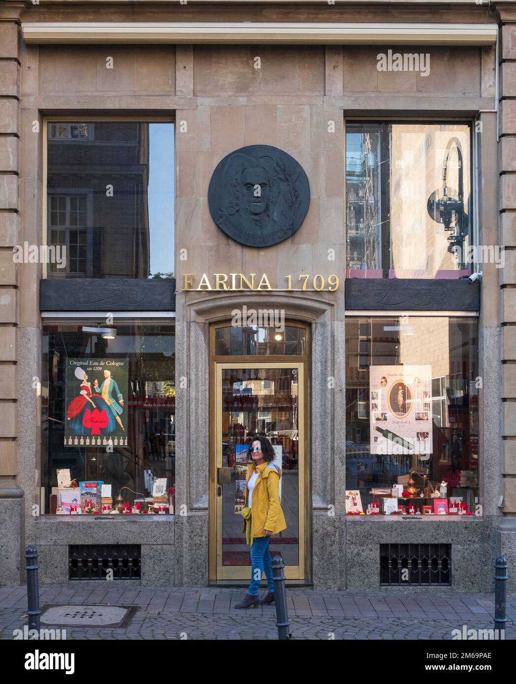 Farina in Köln ist die älteste Parfümfabrik der Welt Stockfoto