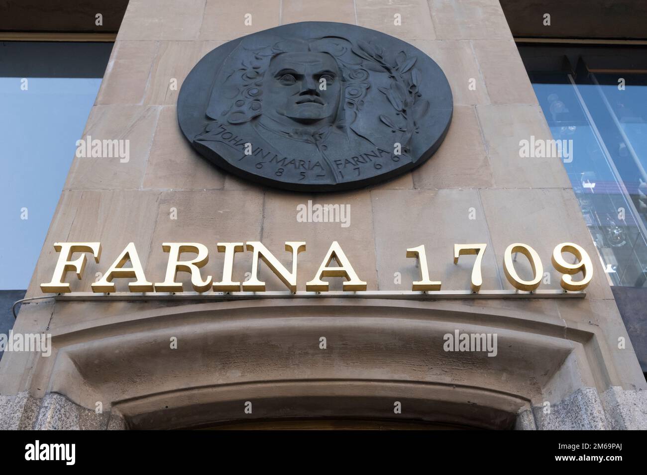 Farina in Köln ist die älteste Parfümfabrik der Welt Stockfoto