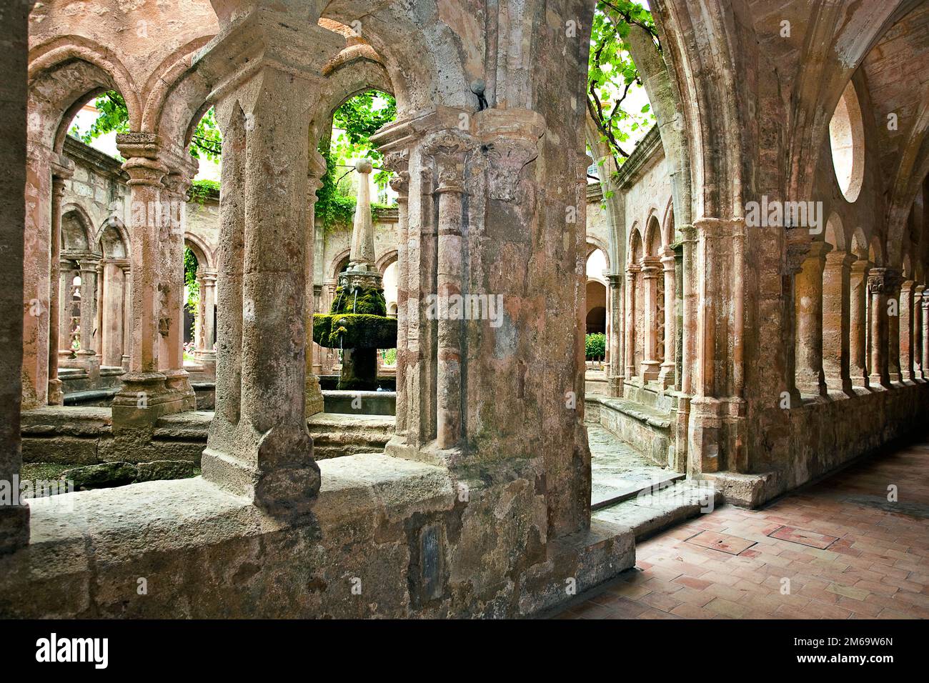 Abtei von Valmagne, Languedoc-Roussillon, Frankreich Stockfoto