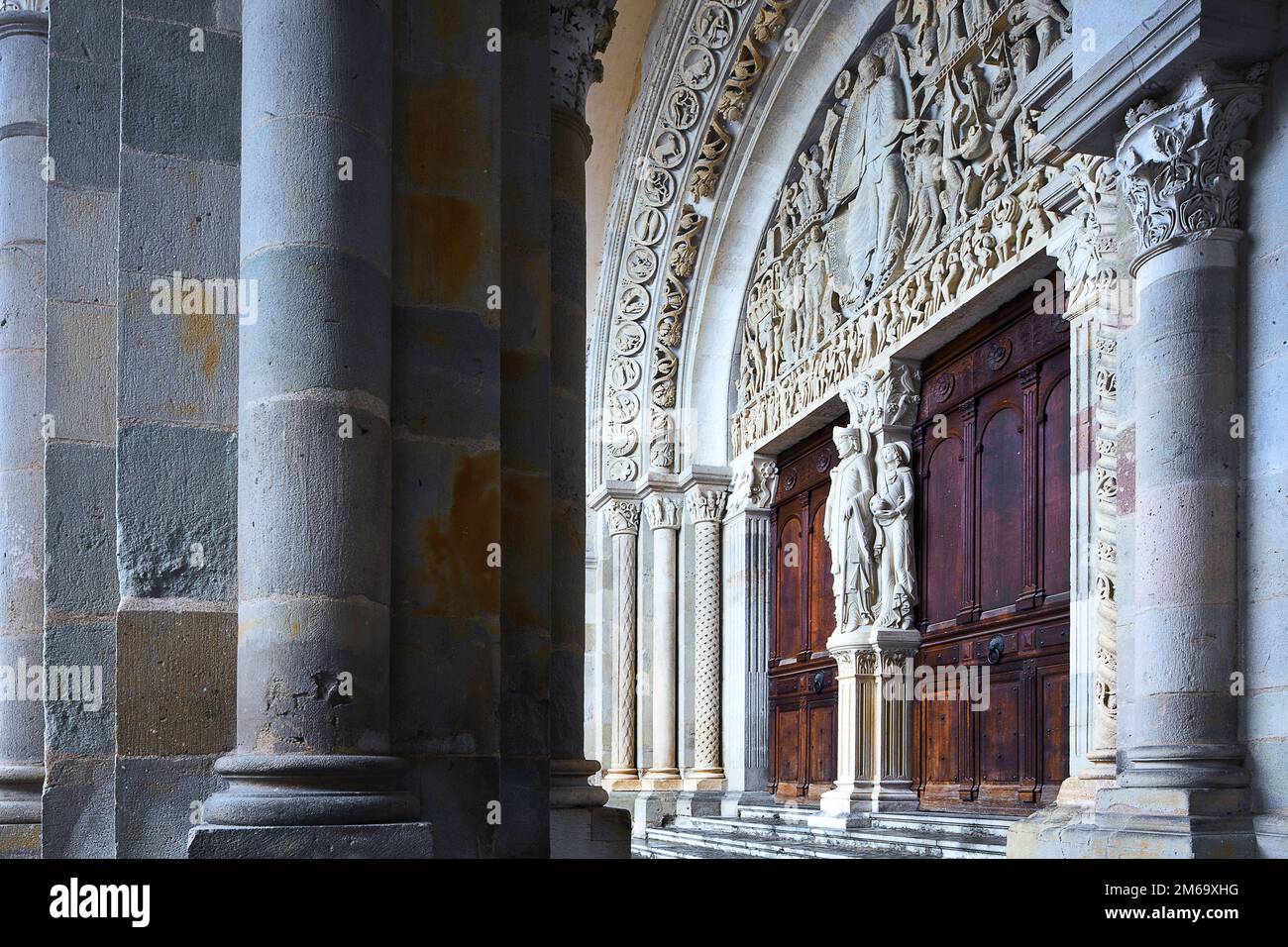 Kathedrale Saint Lazare, Autun, Burgund, Frankreich Stockfoto