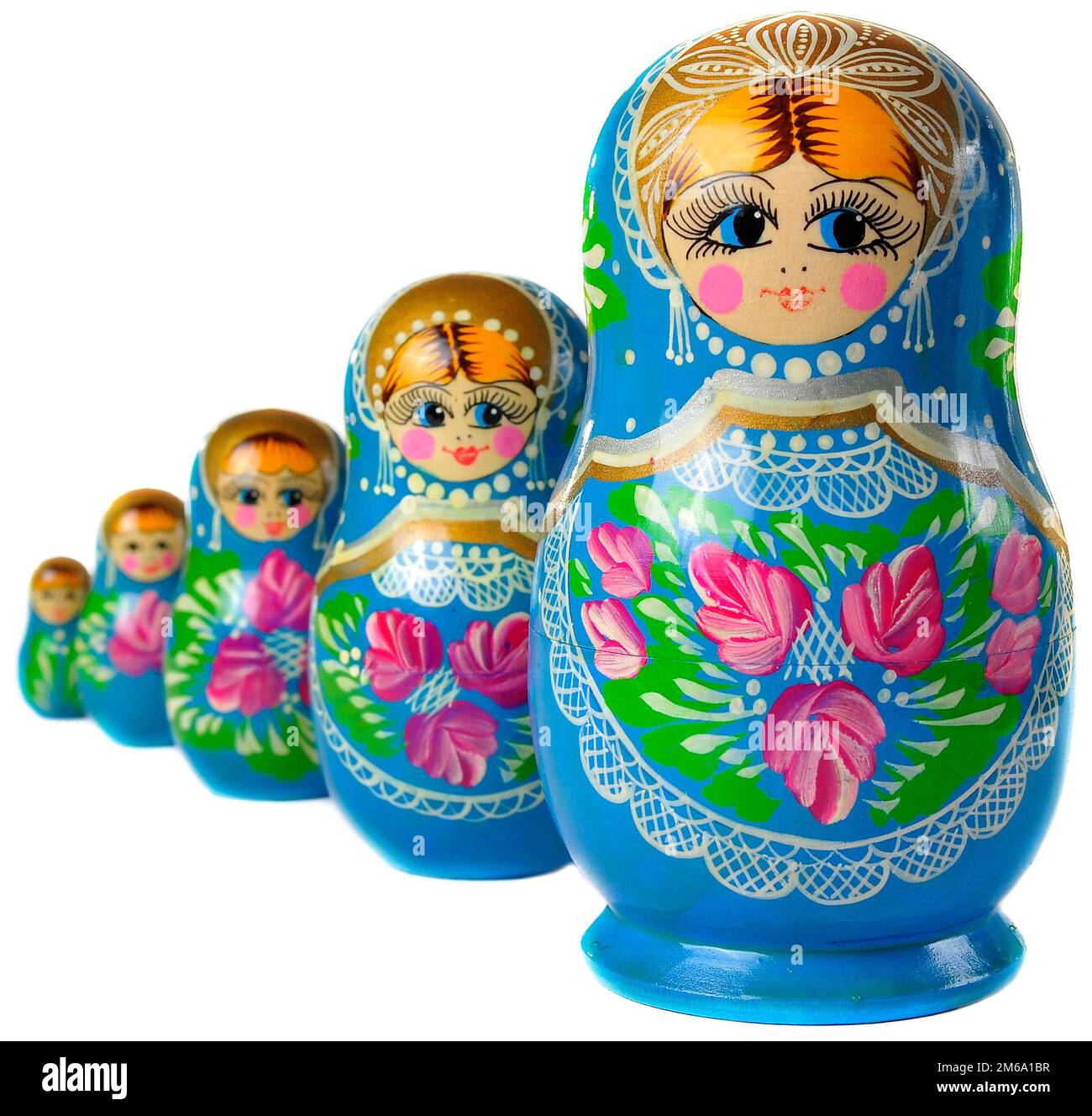 Matrioska russische Puppe Stockfoto