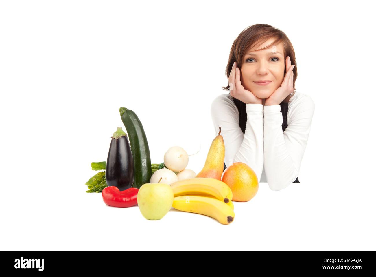 Ernährungsberatung Gesundheit Obst Gemüse Stockfoto