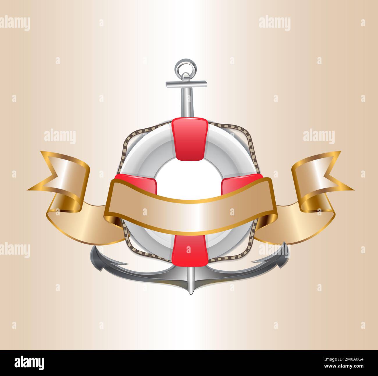 Marineschild Stockfoto