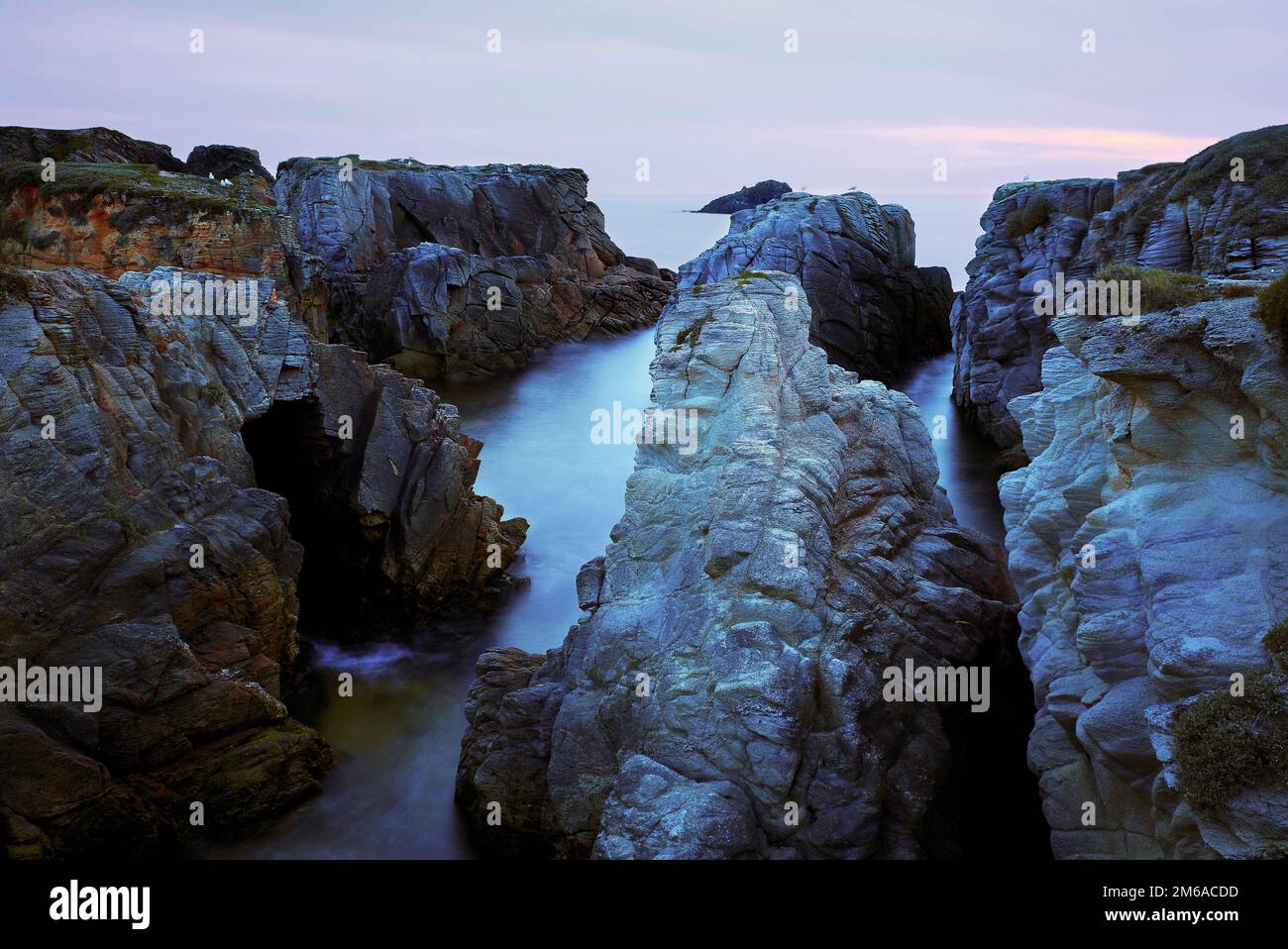 Cote Sauvage, Quiberon Halbinsel, Bretagne, Frankreich Stockfoto