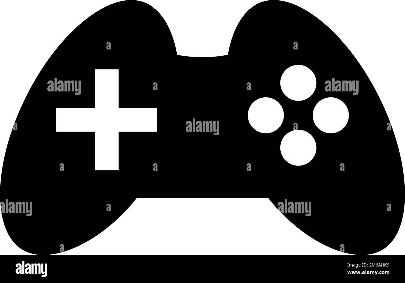 Moderne Game-Controller-Ikone. Spielsymbol. Bearbeitbarer Vektor. Stock Vektor