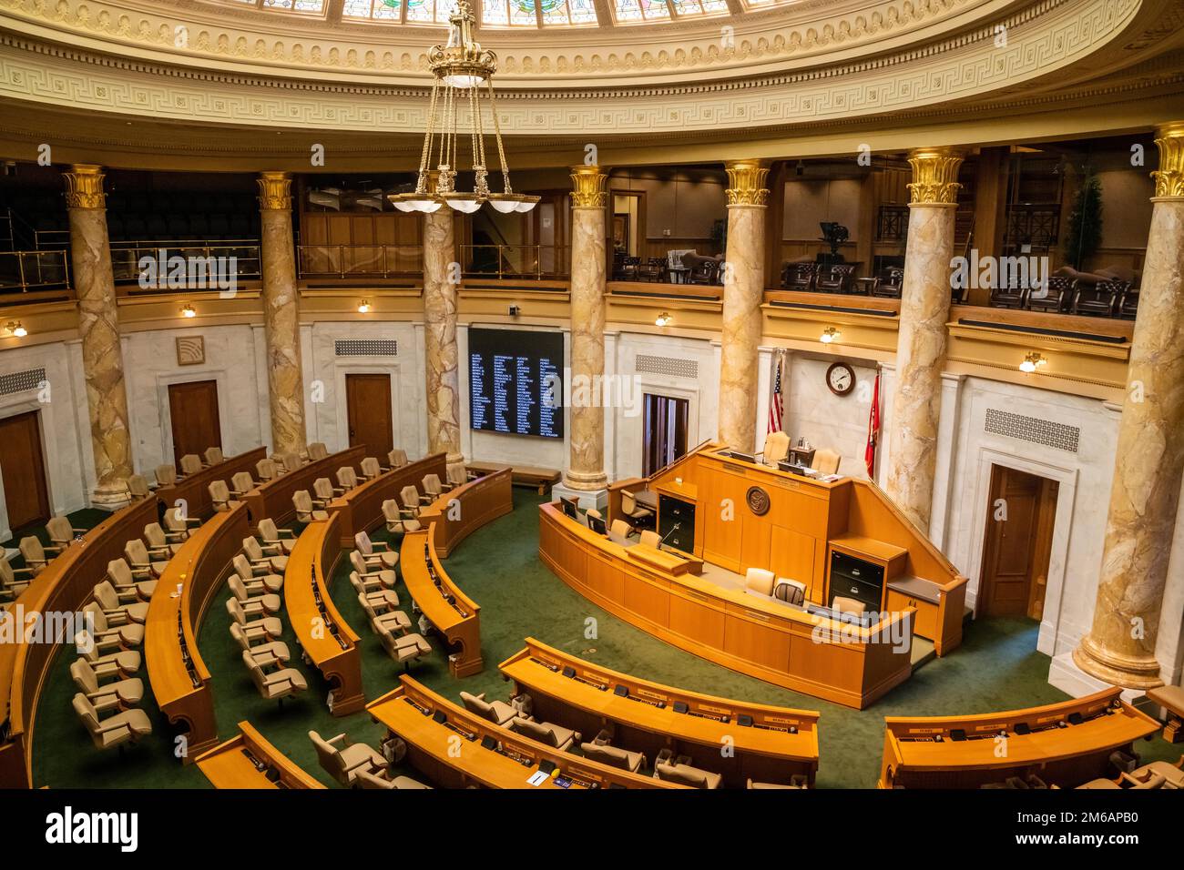 Das Verwaltungszentrum in Little Rock, Arkansas Stockfoto
