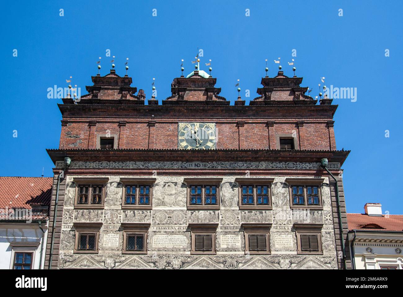 Plzen - Kulturhauptstadt Europas 2015 Stockfoto