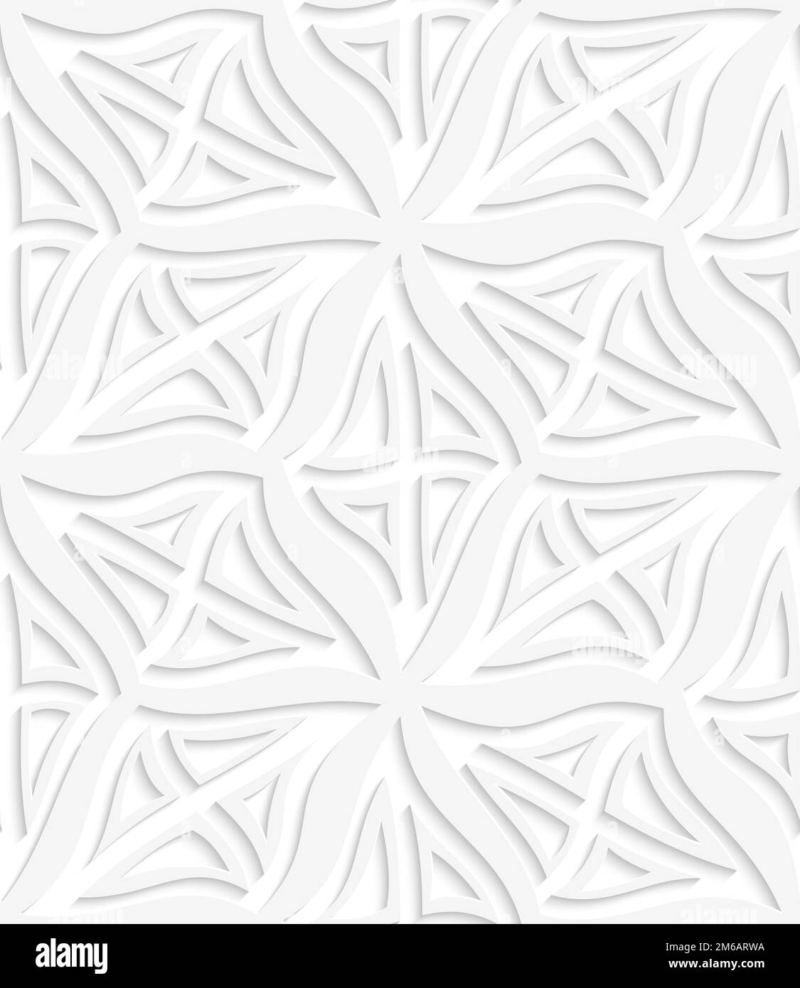 Rhombusse mit weißen Schichten, nahtlos Stockfoto