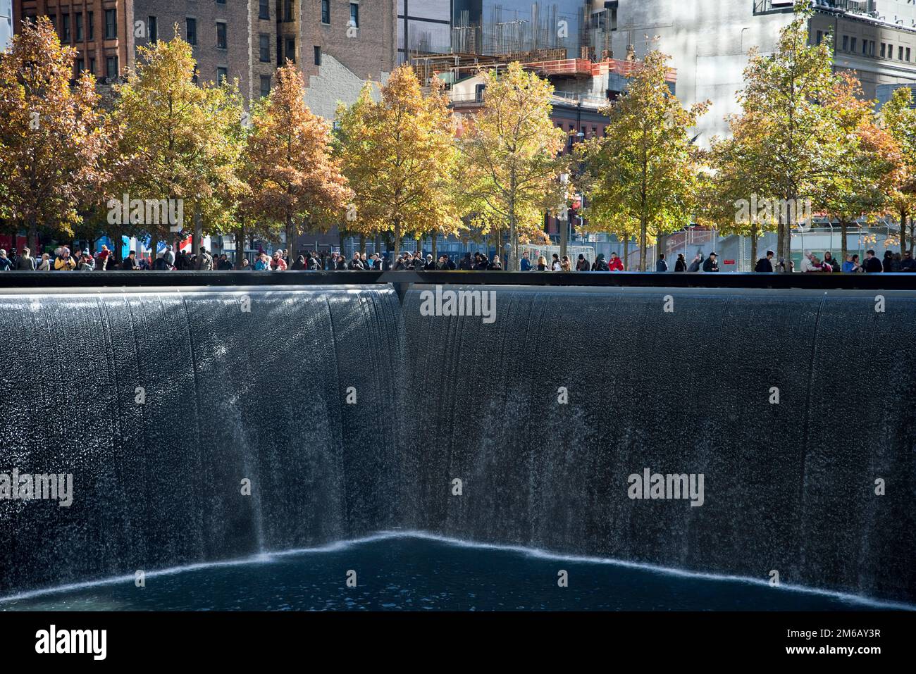 Ground Zero, 9/11 Memorial, New York Stockfoto