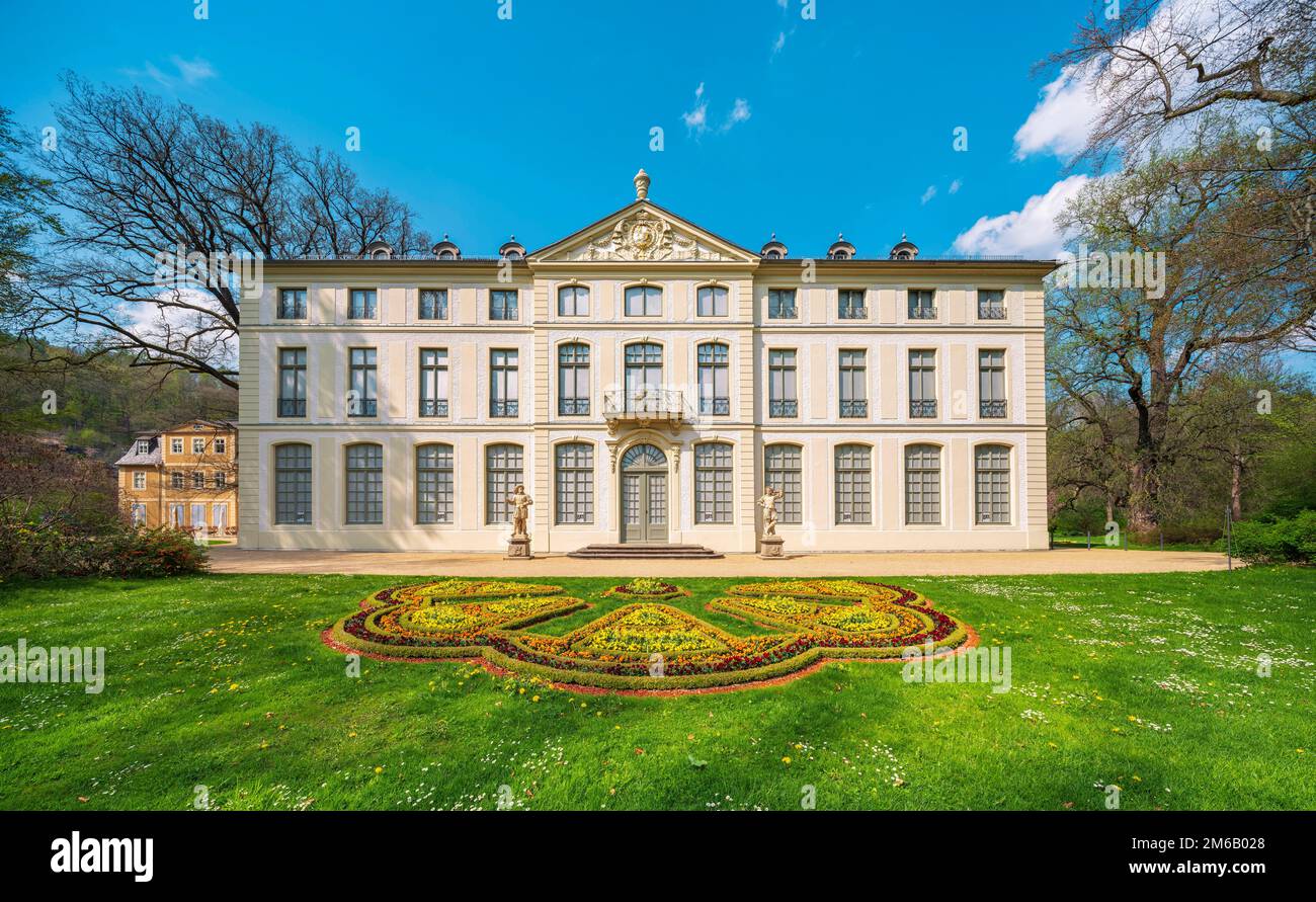 Sommerpalast im Greiz-Park, Greiz, Thüringen, Deutschland Stockfoto