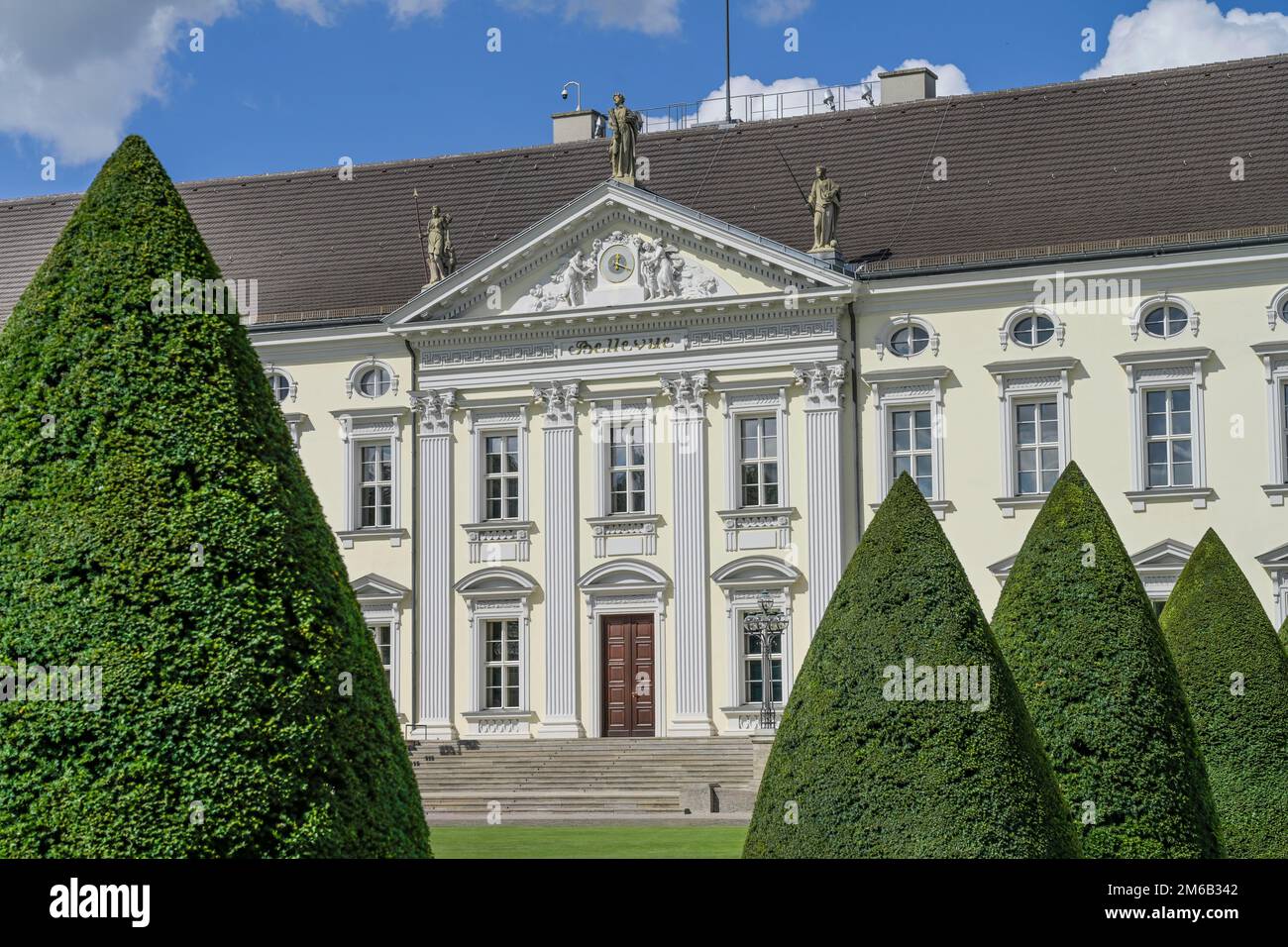 Schloss Bellevue, Tiergarten, Mitte, Berlin, Deutschland Stockfoto