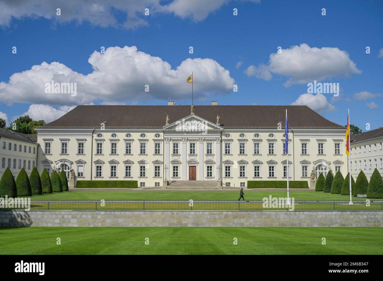 Schloss Bellevue, Tiergarten, Mitte, Berlin, Deutschland Stockfoto