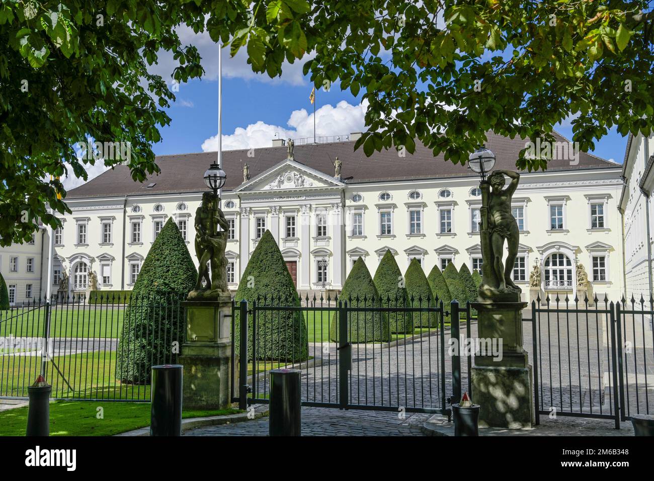 Schloss Bellevue, Tiergarten, Mitte, Berlin, Deutschland Stockfoto
