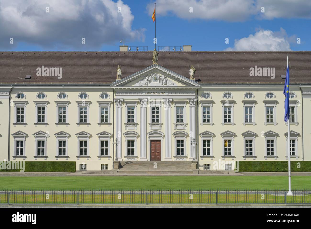 Schloss Bellevue, Tiergarten, Mitte, Berlin, Deutschland Stockfoto