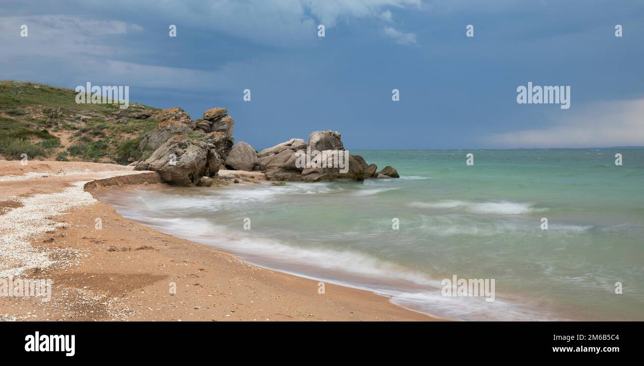 Asowsche Küste, Russland Stockfoto