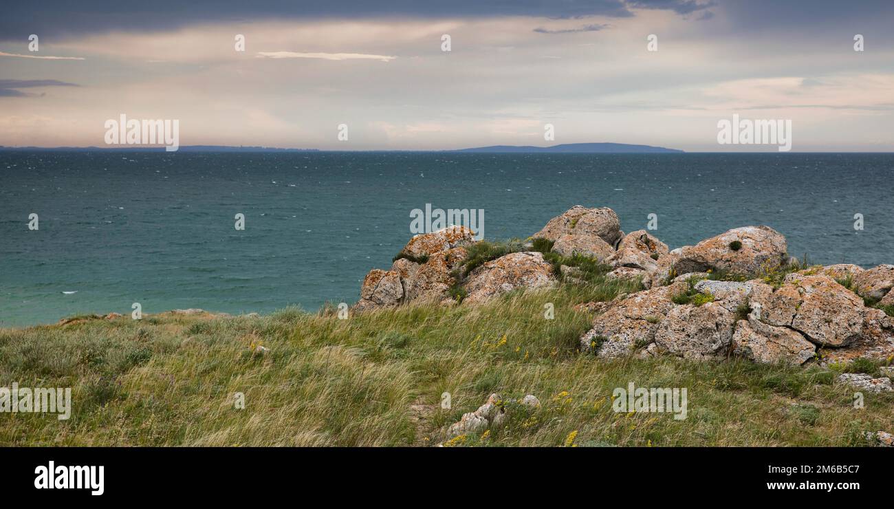 Asowsche Küste, Russland Stockfoto