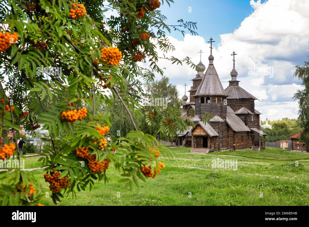 Museum für Holzarchitektur, Suzdal, Russland Stockfoto