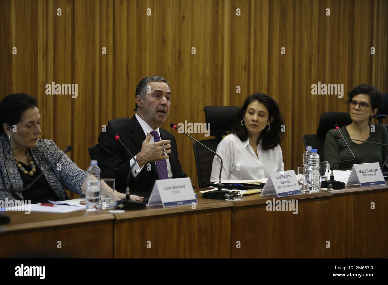 Portrait von Luís Roberto Barroso STF, Mitglied des Obersten Bundesgerichts Brasiliens seit 2013 - Rio de Janeiro, Brasilien 07.30.2018 Stockfoto